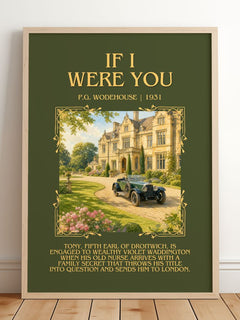 If I Were You Minimalist Book Poster by P.G. Wodehouse – image 2