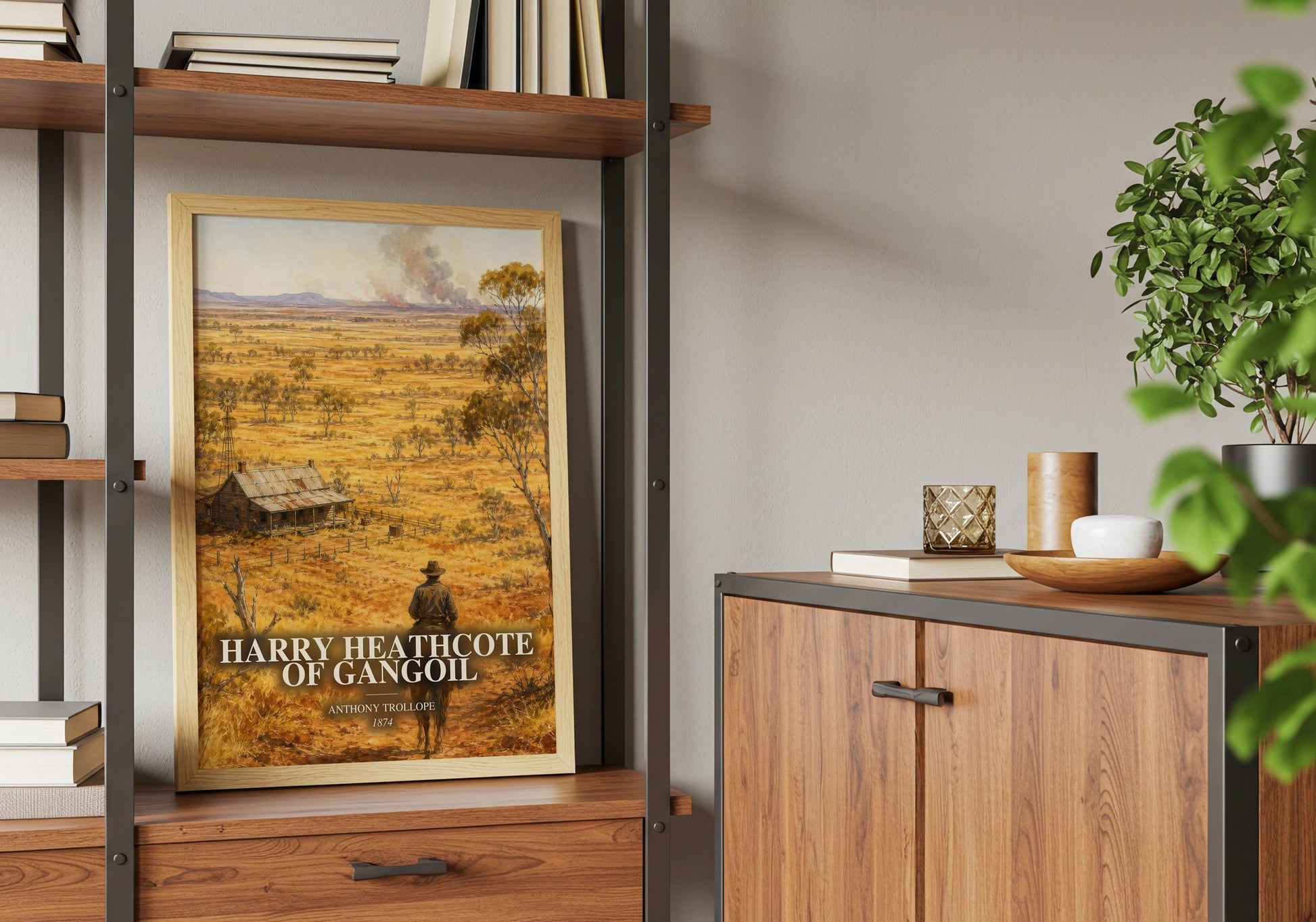 Harry Heathcote Of Gangoil book watercolour illustration paper finish options – matte satin gloss