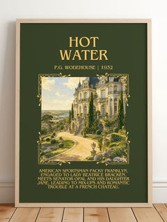 Hot Water Minimalist Book Poster by P.G. Wodehouse – image 2