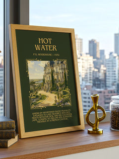 Hot Water Minimalist Book Poster by P.G. Wodehouse – image 3