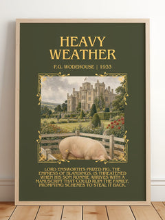 Heavy Weather Minimalist Book Poster by P.G. Wodehouse – image 2