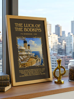 The Luck of the Bodkins Minimalist Book Poster by P.G. Wodehouse – image 3