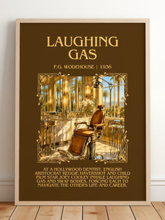 Laughing Gas Minimalist Book Poster by P.G. Wodehouse – image 2
