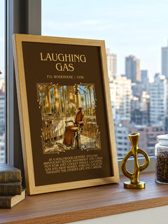 Laughing Gas Minimalist Book Poster by P.G. Wodehouse – image 3