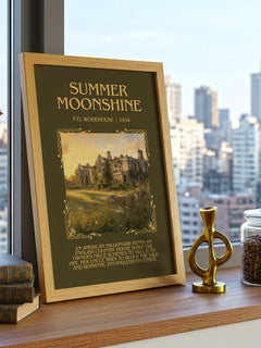 Summer Moonshine Minimalist Book Poster by P.G. Wodehouse – image 3