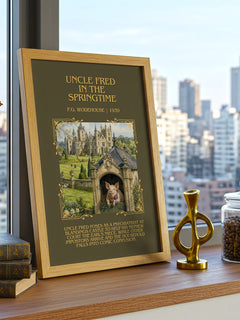 Uncle Fred in the Springtime Minimalist Book Poster by P.G. Wodehouse – image 3