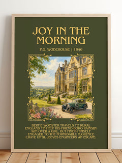 Joy in the Morning Minimalist Book Poster by P.G. Wodehouse – image 2