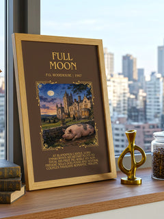 Full Moon Minimalist Book Poster by P.G. Wodehouse – image 3