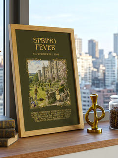 Spring Fever Minimalist Book Poster by P.G. Wodehouse – image 3