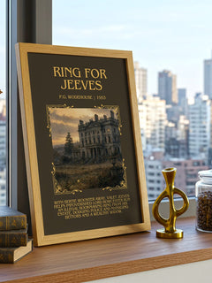 Ring for Jeeves Minimalist Book Poster by P.G. Wodehouse – image 3