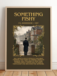 Something Fishy Minimalist Book Poster by P.G. Wodehouse – image 2