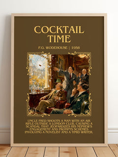 Cocktail Time Minimalist Book Poster by P.G. Wodehouse – image 2
