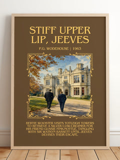 Stiff Upper Lip, Jeeves Minimalist Book Poster by P.G. Wodehouse – image 2