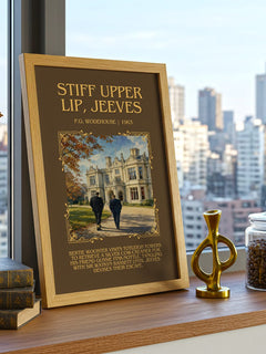 Stiff Upper Lip, Jeeves Minimalist Book Poster by P.G. Wodehouse – image 3