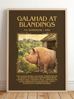 Galahad at Blandings Minimalist Book Poster by P.G. Wodehouse – image 2
