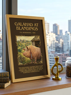 Galahad at Blandings Minimalist Book Poster by P.G. Wodehouse – image 3