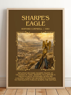 Sharpe's Eagle Minimalist Book Poster by Bernard Cornwell – image 2