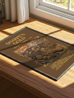 Sharpe's Gold Minimalist Book Poster by Bernard Cornwell – image 4