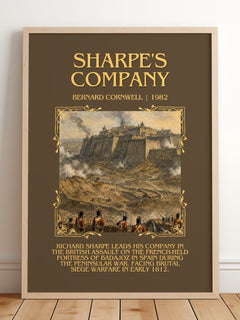 Sharpe's Company Minimalist Book Poster by Bernard Cornwell – image 2