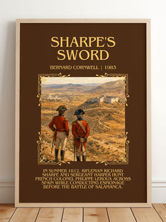 Sharpe's Sword Minimalist Book Poster by Bernard Cornwell – image 2