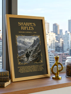Sharpe's Rifles Minimalist Book Poster by Bernard Cornwell – image 3