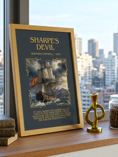 Sharpe's Devil Minimalist Book Poster by Bernard Cornwell – image 3
