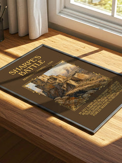 Sharpe's Battle Minimalist Book Poster by Bernard Cornwell – image 4