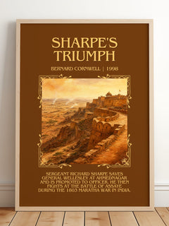 Sharpe's Triumph Minimalist Book Poster by Bernard Cornwell – image 2