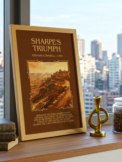 Sharpe's Triumph Minimalist Book Poster by Bernard Cornwell – image 3