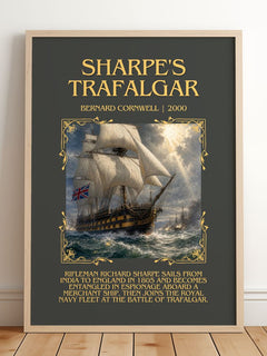 Sharpe's Trafalgar Minimalist Book Poster by Bernard Cornwell – image 2