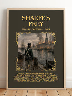 Sharpe's Prey Minimalist Book Poster by Bernard Cornwell – image 2