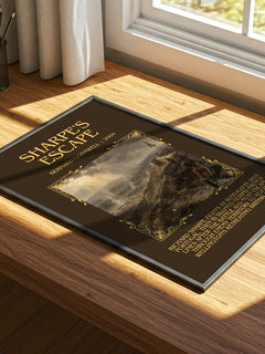 Sharpe's Escape Minimalist Book Poster by Bernard Cornwell – image 4