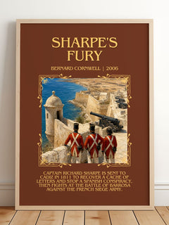 Sharpe's Fury Minimalist Book Poster by Bernard Cornwell – image 2