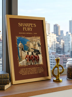 Sharpe's Fury Minimalist Book Poster by Bernard Cornwell – image 3