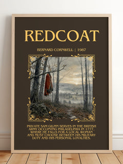 Redcoat Minimalist Book Poster by Bernard Cornwell – image 2