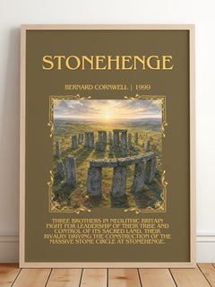 Stonehenge Minimalist Book Poster by Bernard Cornwell – image 2