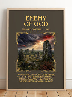Enemy of God Minimalist Book Poster by Bernard Cornwell – image 2
