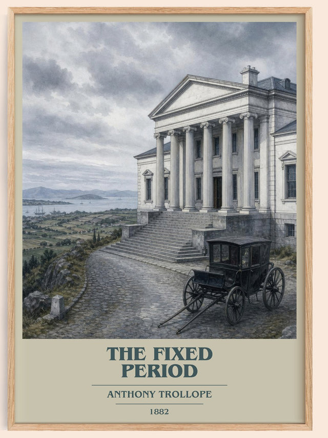 The Fixed Period Book Cover Poster by Anthony Trollope