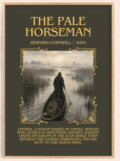 The Pale Horseman Minimalist Book Poster by Bernard Cornwell – image 1