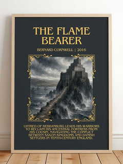 The Flame Bearer Minimalist Book Poster by Bernard Cornwell – image 2