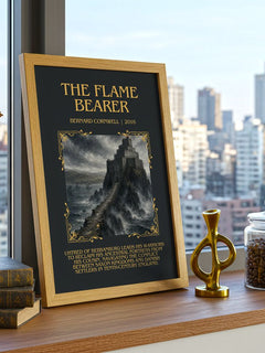 The Flame Bearer Minimalist Book Poster by Bernard Cornwell – image 3