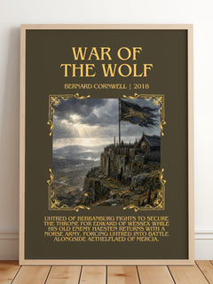 War of the Wolf Minimalist Book Poster by Bernard Cornwell – image 2