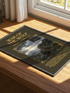 War of the Wolf Minimalist Book Poster by Bernard Cornwell – image 4