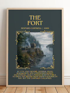 The Fort Minimalist Book Poster by Bernard Cornwell – image 2