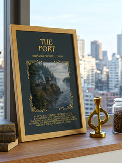 The Fort Minimalist Book Poster by Bernard Cornwell – image 3