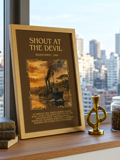 Shout at the Devil Minimalist Book Poster by Wilbur Smith – image 3