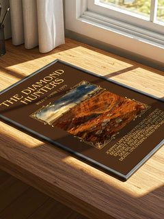 The Diamond Hunters Minimalist Book Poster by Wilbur Smith – image 4