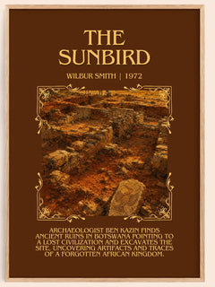 The Sunbird Minimalist Book Poster by Wilbur Smith – image 1