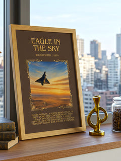 Eagle in the Sky Minimalist Book Poster by Wilbur Smith – image 3