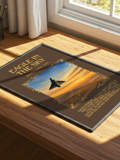 Eagle in the Sky Minimalist Book Poster by Wilbur Smith – image 4